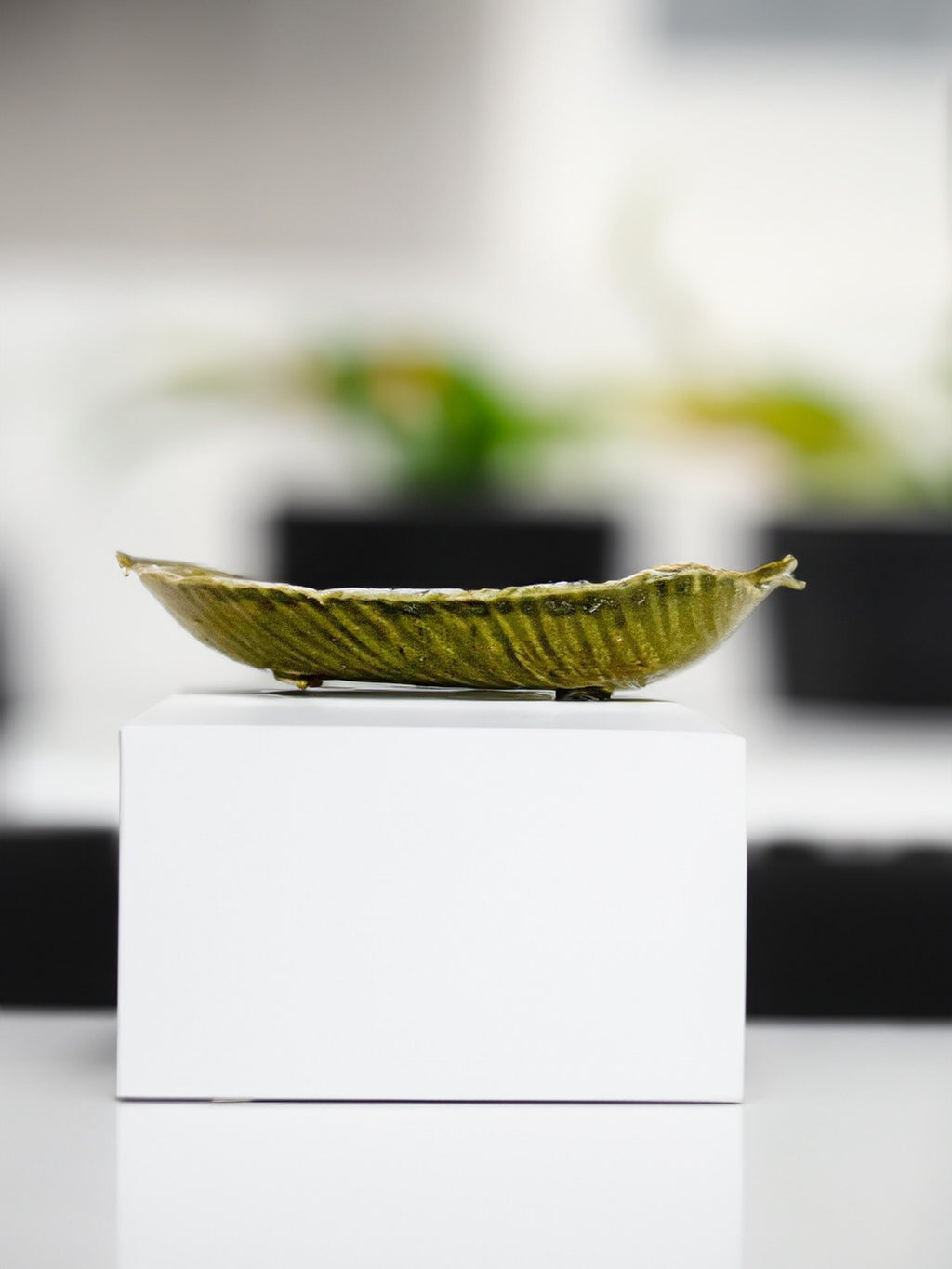 Whimsical Caterpillar Leaf Bowl – Handmade Ceramic Tapas Candy Dish | Snack Nut Dish | Desert Dish (Copy)