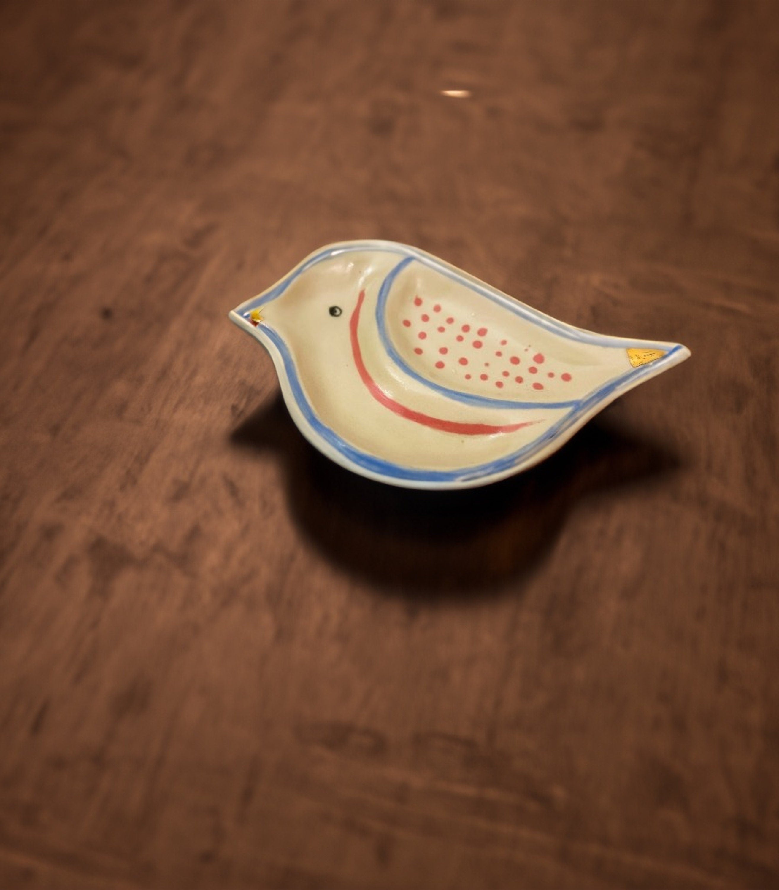 Whimsical Bird Snack Bowl – Handmade Ceramic Tapas Candy Dish | Snack Nut Dish | Desert Dish