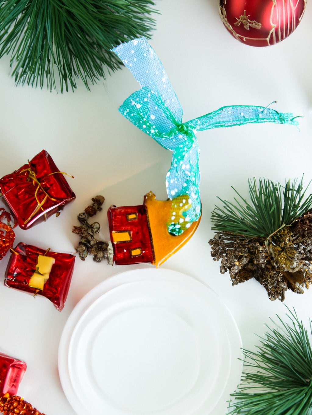 Handmade CERAMIC Glazed Christmas Ornament | Christmas Tree Décor | Christmas Gift | Holiday Décor | House Décor | Office Décor, House