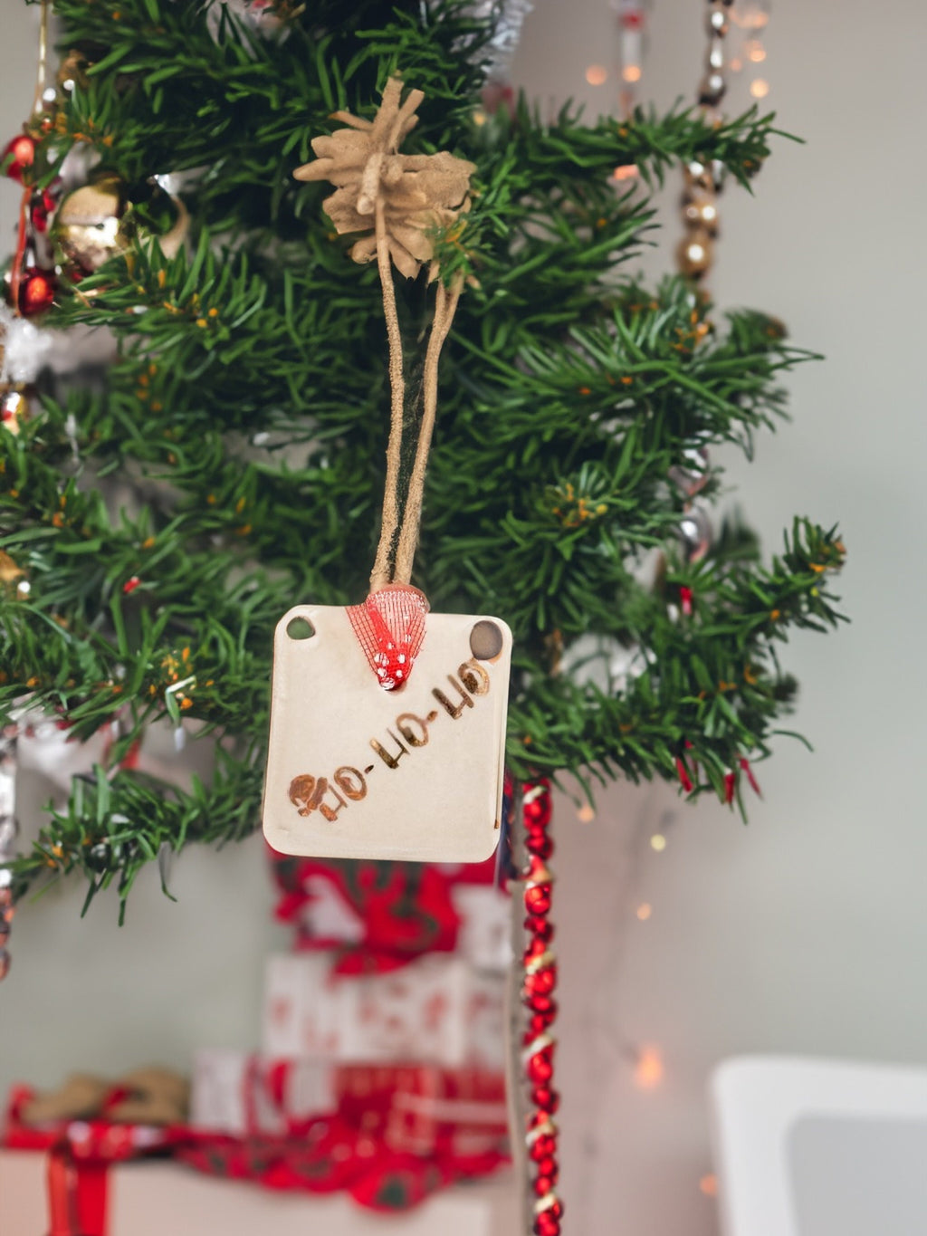 Handmade CERAMIC Glazed Christmas Ornament | Christmas Tree Décor | Christmas Gift | Holiday Décor | House Décor | Office Décor, Xmas Gift